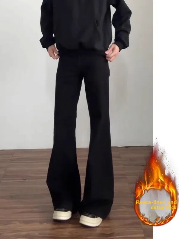 American High Street Fce Lined Men's Jeans Winter Cleanfit Slimming Straight Leg Micro Flared Pants Casual Wear
American High Street Fce Lined Men's Jeans Winter Cleanfit Slimming Straight Leg Micro Flared Pants Casual Wear