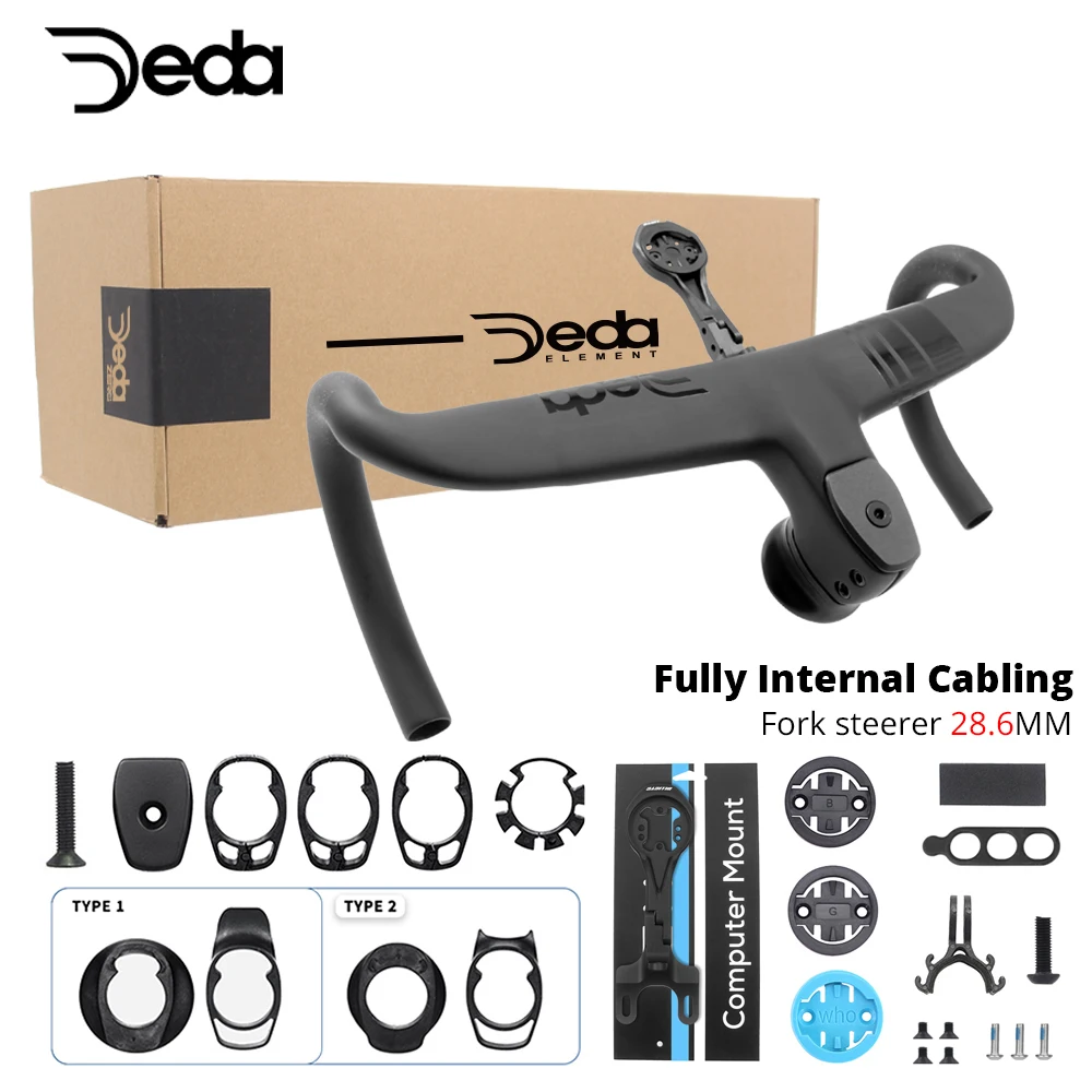 DEDA ALANEA Carbon Cockpit Full Internal cable Bike Cockpit Road Handlebar Di2 Integrated Handlebar 360mm Cockpit With Mount
DEDA ALANEA Carbon Cockpit Full Internal cable Bike Cockpit Road Handlebar Di2 Integrated Handlebar 360mm Cockpit With Mount