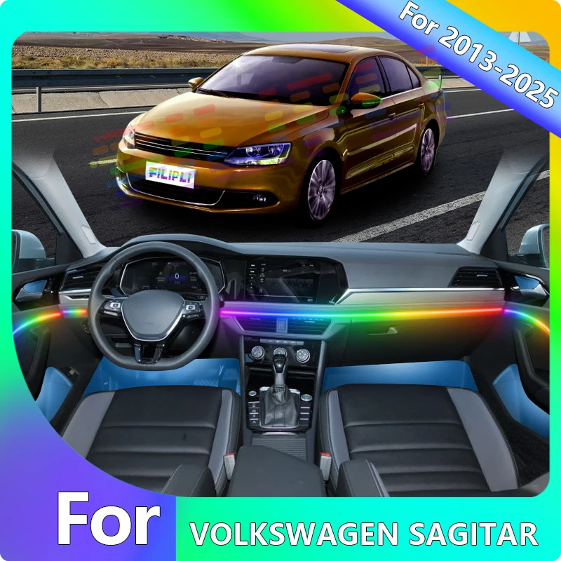 FILIPLI For 2018 For The Volkswagen Sagitar Ambient Light Car Gadgets Decorations Accessories 64 RGB Car Decoration Led Remote
FILIPLI For 2018 For The Volkswagen Sagitar Ambient Light Car Gadgets Decorations Accessories 64 RGB Car Decoration Led Remote