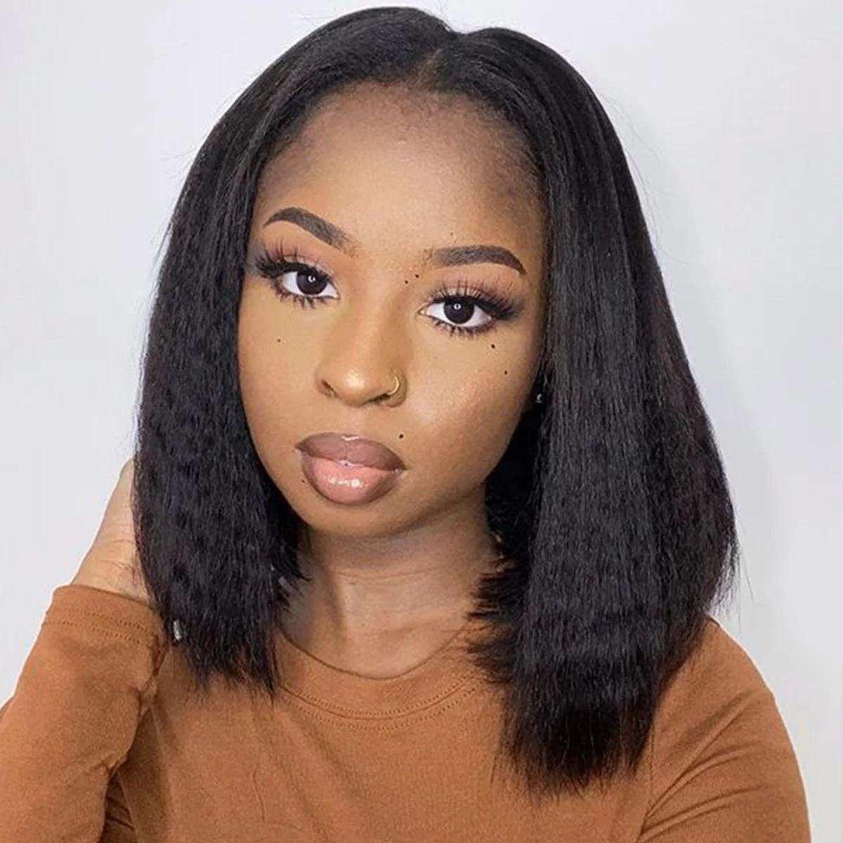 Glueless Yaki Bob Straight Bob 6X4 100% Brazilian Human Hair Glueless Wig Suitable Glueless Yaki Bob Suitable For Women To Wear
Glueless Yaki Bob Straight Bob 6X4 100% Brazilian Human Hair Glueless Wig Suitable Glueless Yaki Bob Suitable For Women To Wear