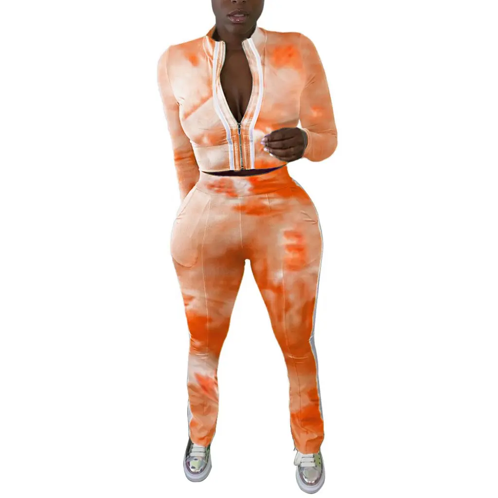 Женский повседневный спортивный костюм H173 с высоким воротником и длинными рукавами с принтом тай-дай в европейском и американском осенне-зимнем стиле
Женский повседневный спортивный костюм H173 с высоким воротником и длинными рукавами с принтом тай-дай в европейском и американском осенне-зимнем стиле