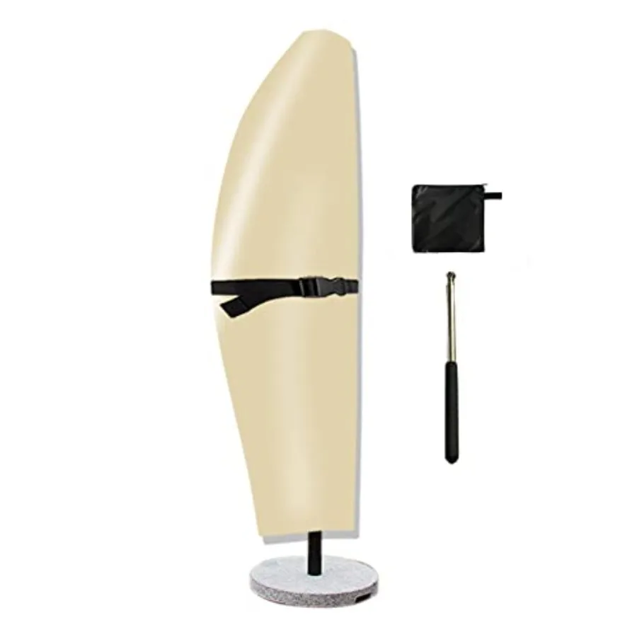 Patio Cantilever Umbrella Cover, Outdoor Waterproof Parasol Cover Offset Banana Style, 7Feet to 11.5ft Cantilever with Push Rod
Patio Cantilever Umbrella Cover, Outdoor Waterproof Parasol Cover Offset Banana Style, 7Feet to 11.5ft Cantilever with Push Rod