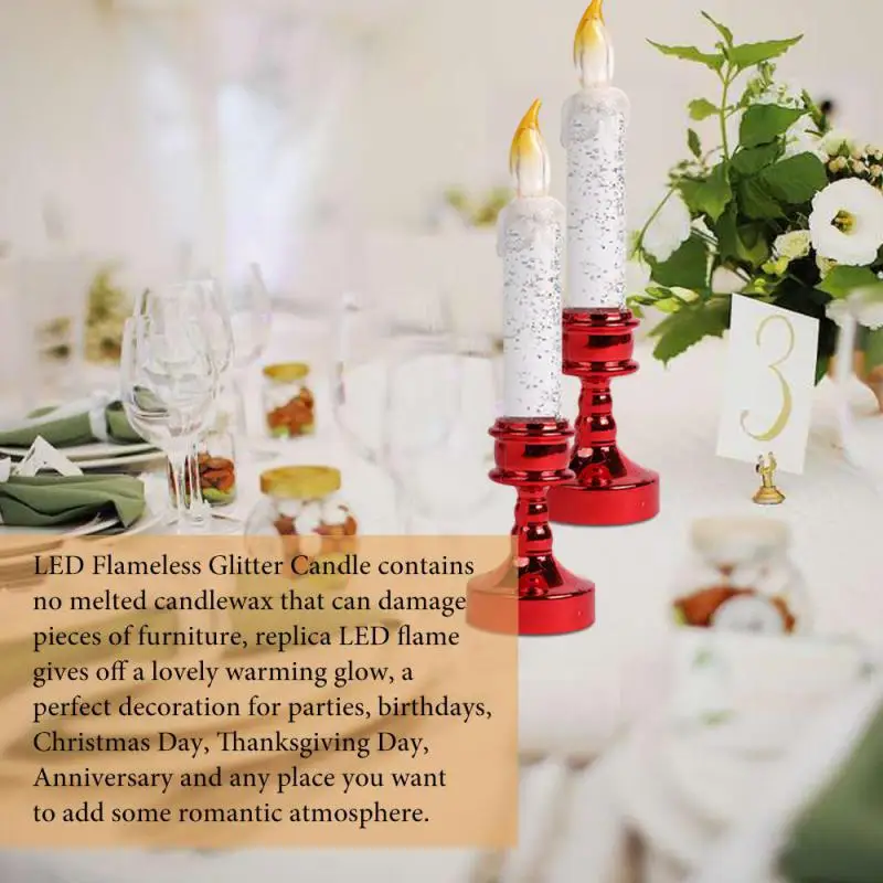 Crystal Night Lights Xmas Party Home Decor LED Christmas Candle LED Flameless Candle Light Swirling Glitter Colorful Fantasy
Crystal Night Lights Xmas Party Home Decor LED Christmas Candle LED Flameless Candle Light Swirling Glitter Colorful Fantasy