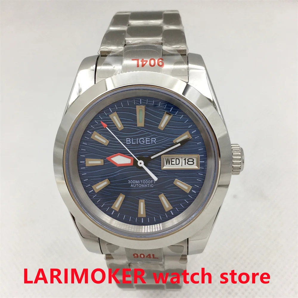 BLIGER New 36mm/39mm Polished Stainless Steel Case 24Jewels NH36A Mechanical Automatic Sapphire Glass Dual Date Men's Watch
BLIGER New 36mm/39mm Polished Stainless Steel Case 24Jewels NH36A Mechanical Automatic Sapphire Glass Dual Date Men's Watch