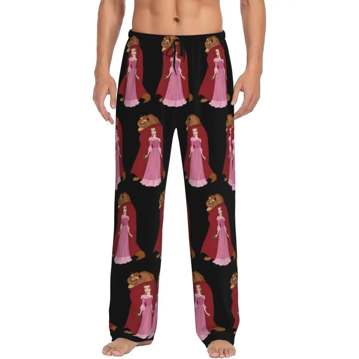 Custom Beauty And The Beast Pajama Pants Men Fairy Tale Lounge Sleep Drawstring Sleepwear Bottoms with Pockets
Custom Beauty And The Beast Pajama Pants Men Fairy Tale Lounge Sleep Drawstring Sleepwear Bottoms with Pockets