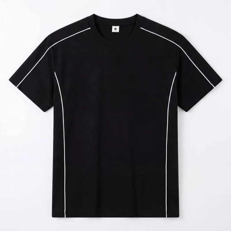 Men's Contrast Piping Crew Neck T-Shirt Casual Minimalist Short Sleeve Tee Breathable Cotton Basic Top for Daily Wear
Men's Contrast Piping Crew Neck T-Shirt Casual Minimalist Short Sleeve Tee Breathable Cotton Basic Top for Daily Wear