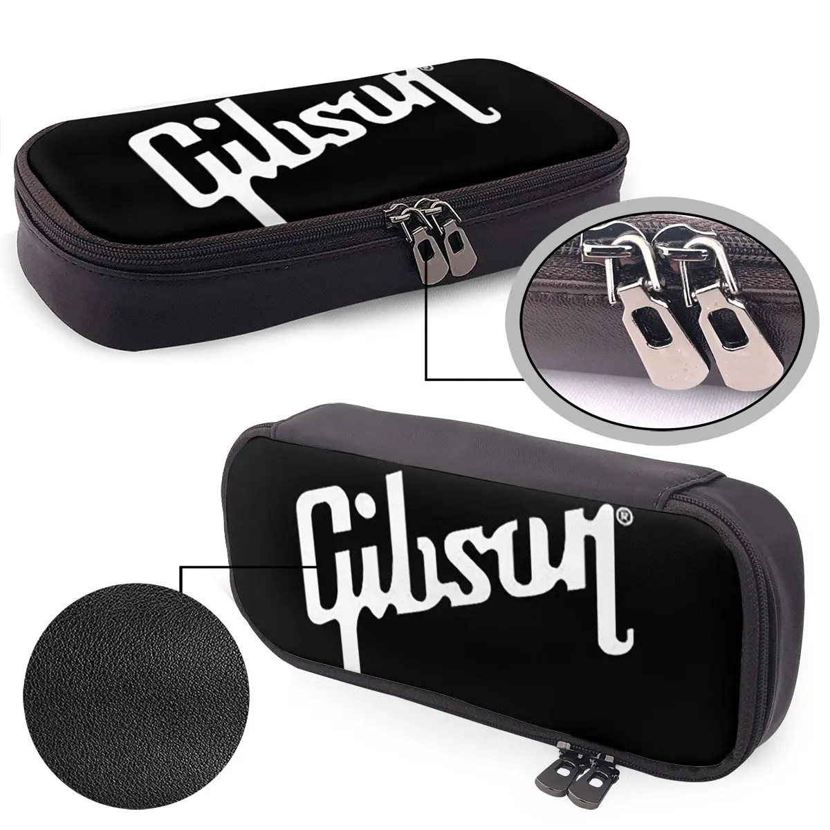 Guitar Gibson Logo Leather Pencil Case for Students Gifts Pen Box Pencil Bag Stationery Supplies
Guitar Gibson Logo Leather Pencil Case for Students Gifts Pen Box Pencil Bag Stationery Supplies