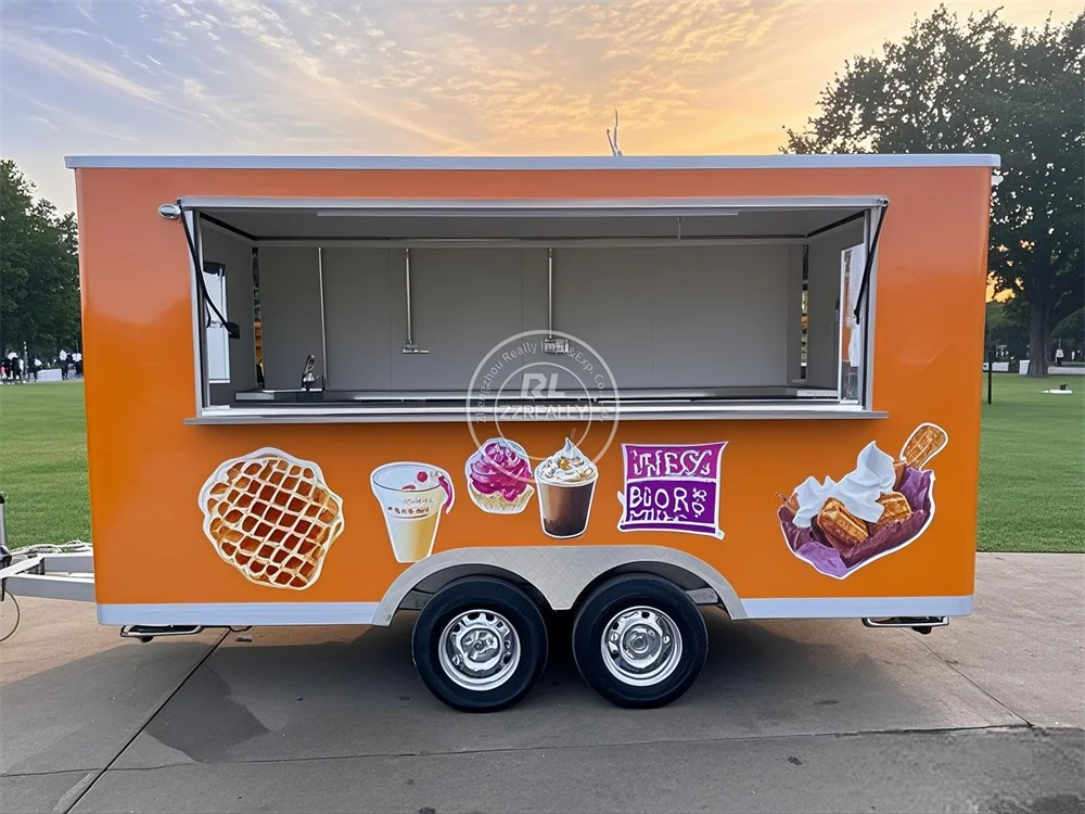 Commercial Customized Mobile Food Truck Fully Catering Equipment Kiosk Pizza Coffee Fast Food Trailer
Commercial Customized Mobile Food Truck Fully Catering Equipment Kiosk Pizza Coffee Fast Food Trailer