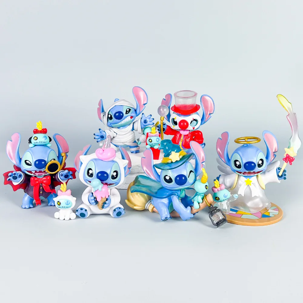 6Pcs Stitch Funny Diary Anime Figure Stich Dolls Toys Desktop Ornaments For Birthday Gifts 
6Pcs Stitch Funny Diary Anime Figure Stich Dolls Toys Desktop Ornaments For Birthday Gifts