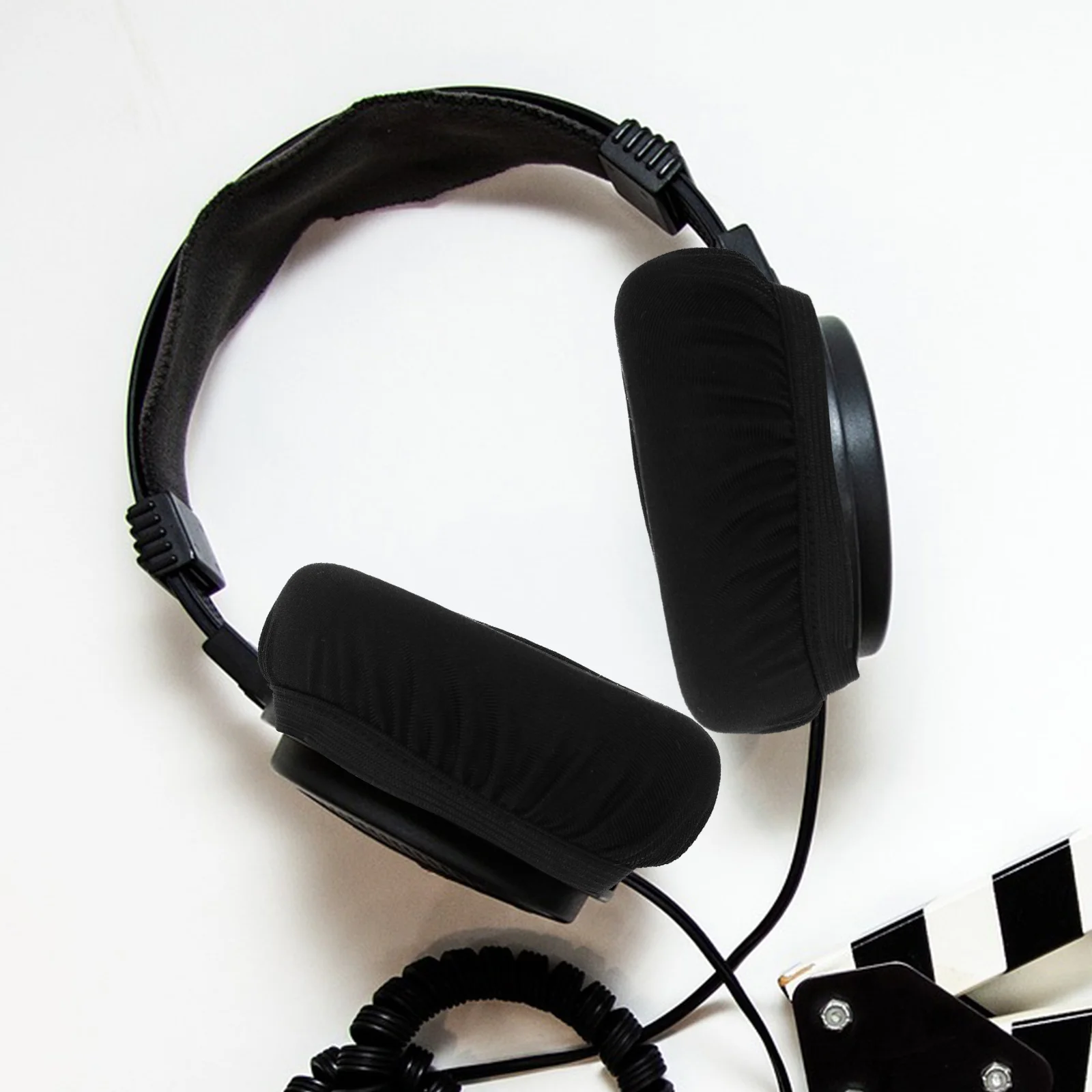 2Pcs Headset Cloth Covers Reusable Fabric Protectors High Elasticity Cotton Fit for Over Ear Headphones Washable Dust
2Pcs Headset Cloth Covers Reusable Fabric Protectors High Elasticity Cotton Fit for Over Ear Headphones Washable Dust