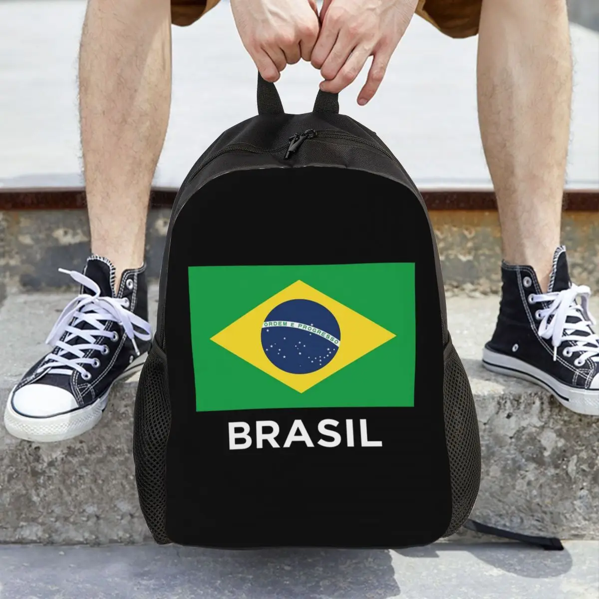 Brazil Soccer Team Football Brazilian Flag Backpack Daypack Large Capacity Children BookBag School Bag Shoulder Bags Men Women
Brazil Soccer Team Football Brazilian Flag Backpack Daypack Large Capacity Children BookBag School Bag Shoulder Bags Men Women