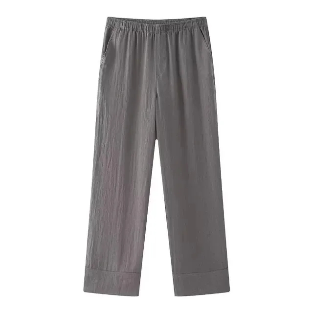 New Women 2 Piece Set Kimono Style V-Neck Asymmetric Laced Up Blouse Top+Elegant Casual Pocket Elastic Waist Wide Leg Pant
New Women 2 Piece Set Kimono Style V-Neck Asymmetric Laced Up Blouse Top+Elegant Casual Pocket Elastic Waist Wide Leg Pant