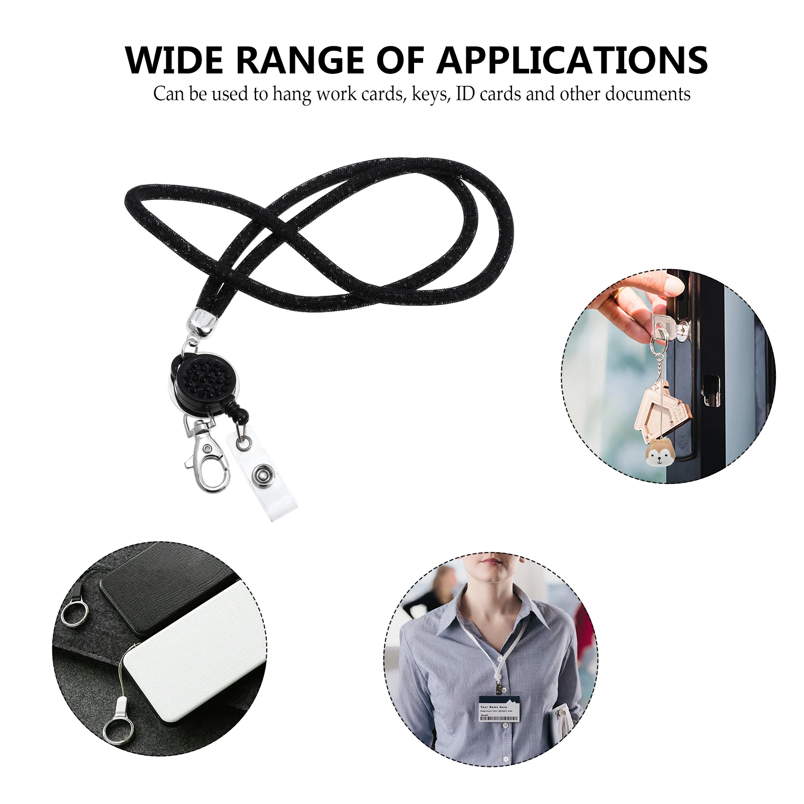 Phone Lanyard Mobile Chain Key Holder String Breakaway Card Id Cellphone Pendant Work Permit Necklace Name Badge Cord
Phone Lanyard Mobile Chain Key Holder String Breakaway Card Id Cellphone Pendant Work Permit Necklace Name Badge Cord