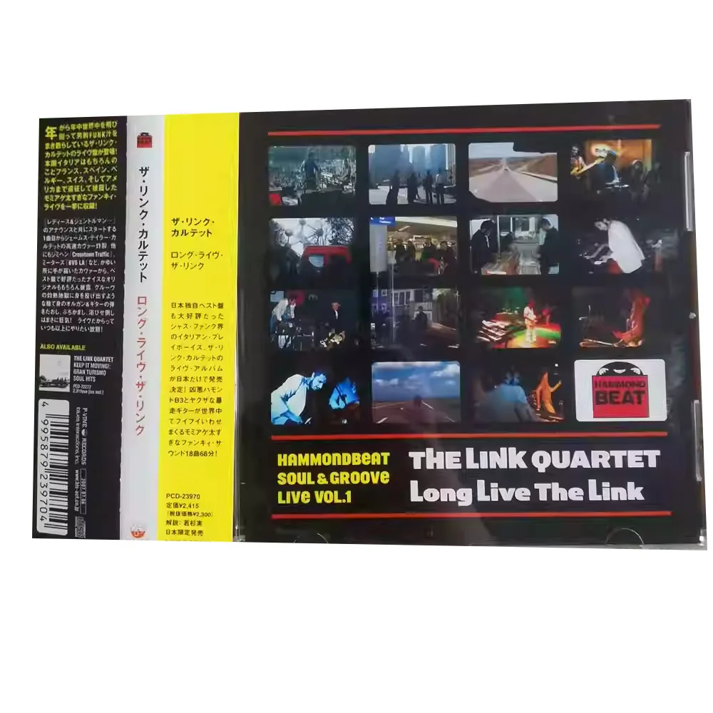 CD The Link Quartet Long Live The Link The Band's Live Performance in The Funk/soul Field подходит для любителей фанк.Funk/soul
CD The Link Quartet Long Live The Link The Band's Live Performance in The Funk/soul Field подходит для любителей фанк.Funk/soul