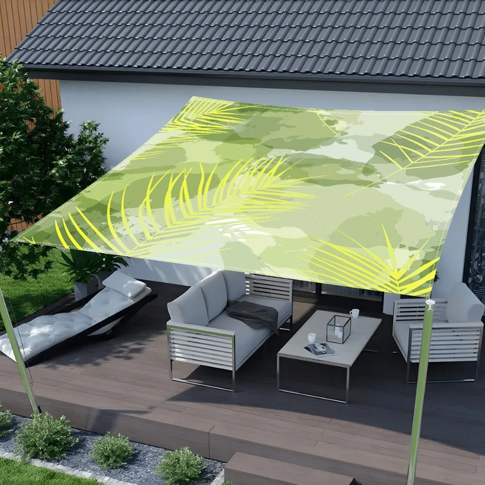 Tropical Leaf Printed Shade Shelter, Multi-Functional Sun Protection Cloth For Camping & Car LCTD
Tropical Leaf Printed Shade Shelter, Multi-Functional Sun Protection Cloth For Camping & Car LCTD