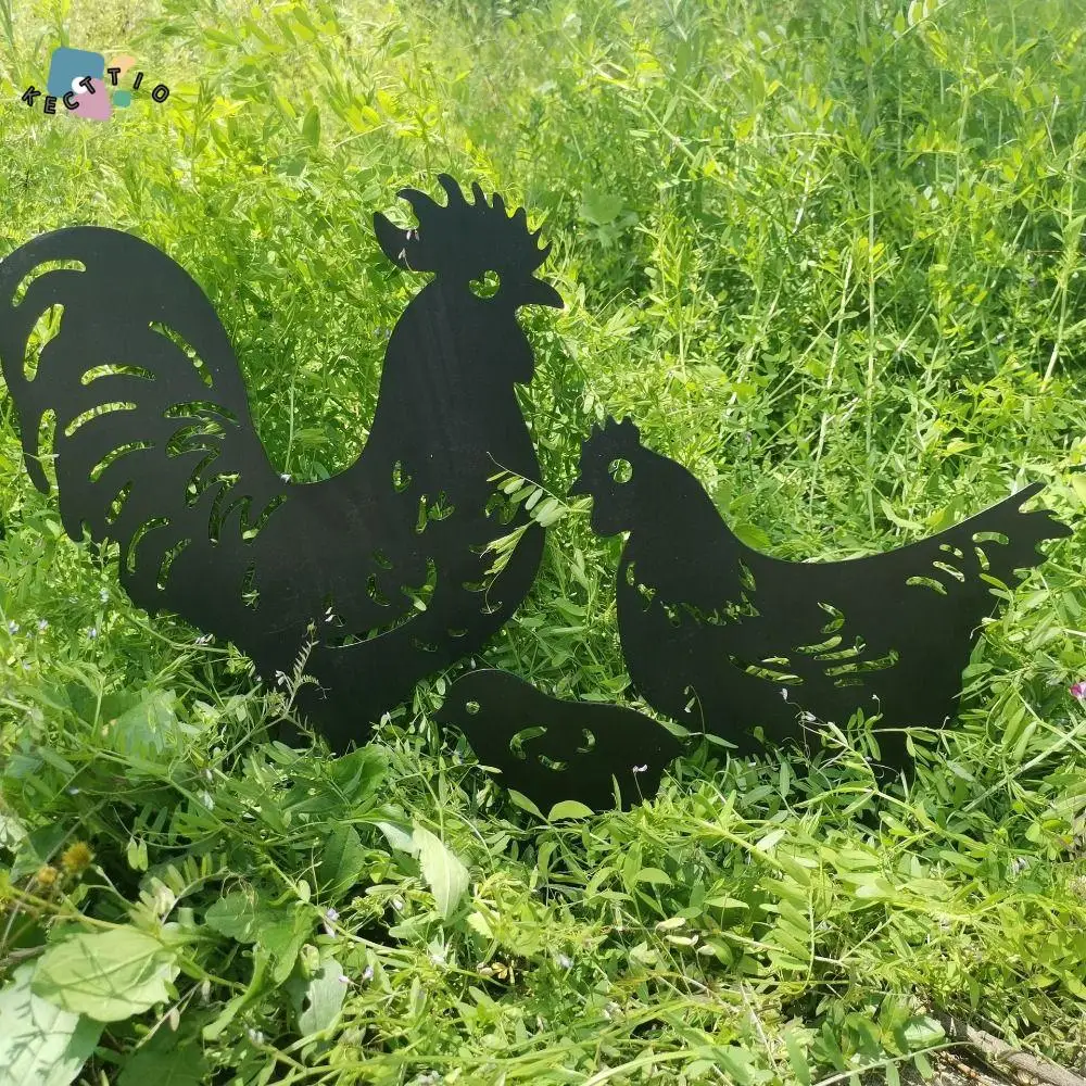 3Pcs Funny Black Chicken Statue Cartoon Anti-rust Metal Animal Ornaments Handmade Resin Ornaments Micro Landscape
3Pcs Funny Black Chicken Statue Cartoon Anti-rust Metal Animal Ornaments Handmade Resin Ornaments Micro Landscape