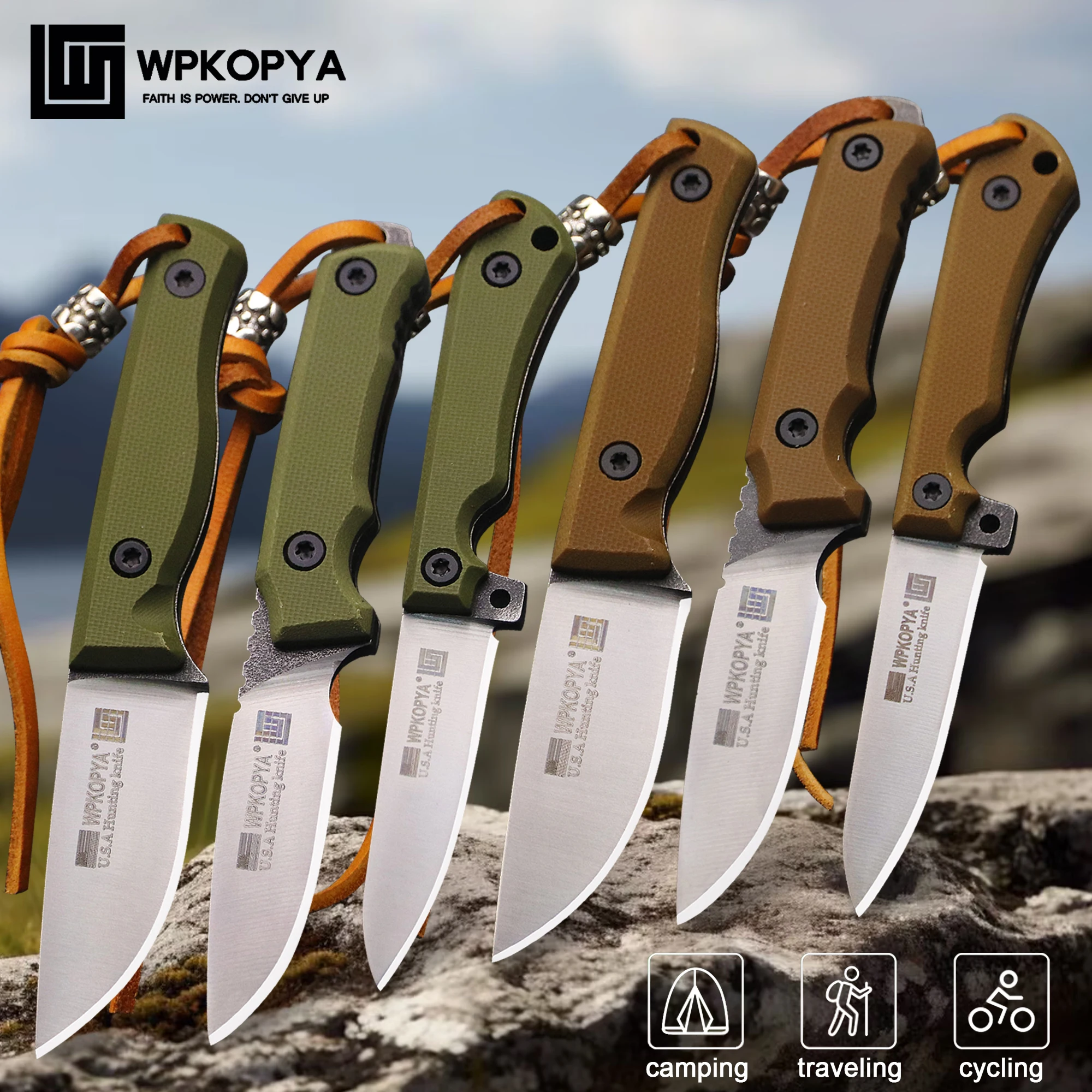 WPKOPYA Germany 9CR18MOV All Tang Outdoor EDC Mini Knife +K sheath, outdoor survival knife, camping knife
WPKOPYA Germany 9CR18MOV All Tang Outdoor EDC Mini Knife +K sheath, outdoor survival knife, camping knife