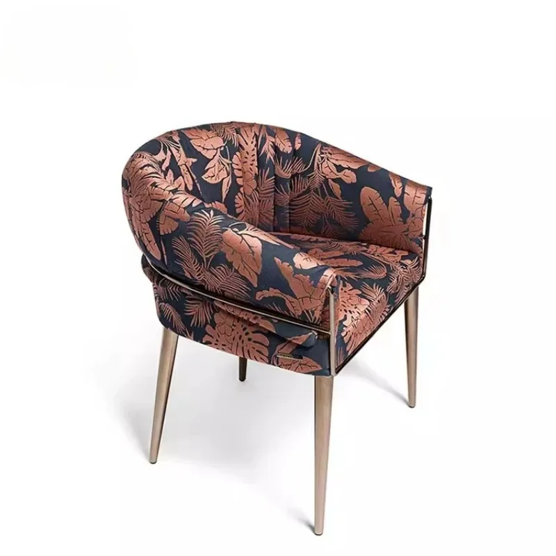 Light luxury modern, designer stainless steel fabric living room dining room armrest leisure chair
Light luxury modern, designer stainless steel fabric living room dining room armrest leisure chair