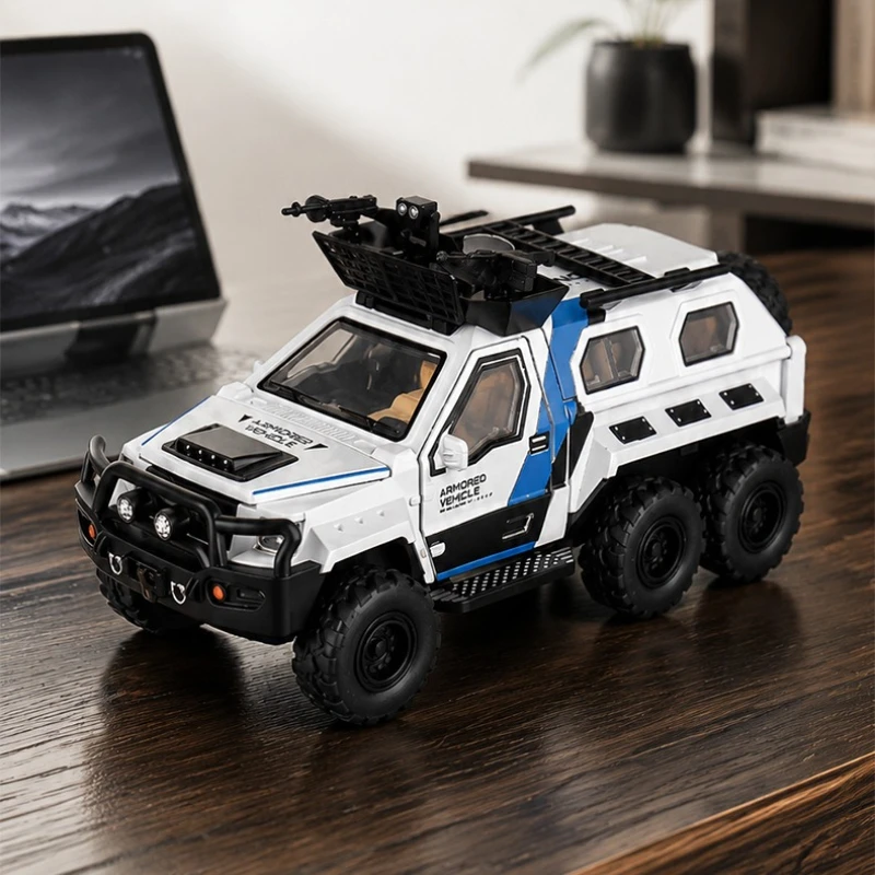 1:24 Remote control Barton alloy car model with regenerative sound and light, mecha off-road appearance, fun remote control toy
1:24 Remote control Barton alloy car model with regenerative sound and light, mecha off-road appearance, fun remote control toy