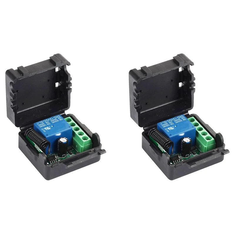 20PCS DC 12V Single Channel 433 MHZ Wireless Switch Control Board Remote Control Relay Transmitter Button Module-AT30