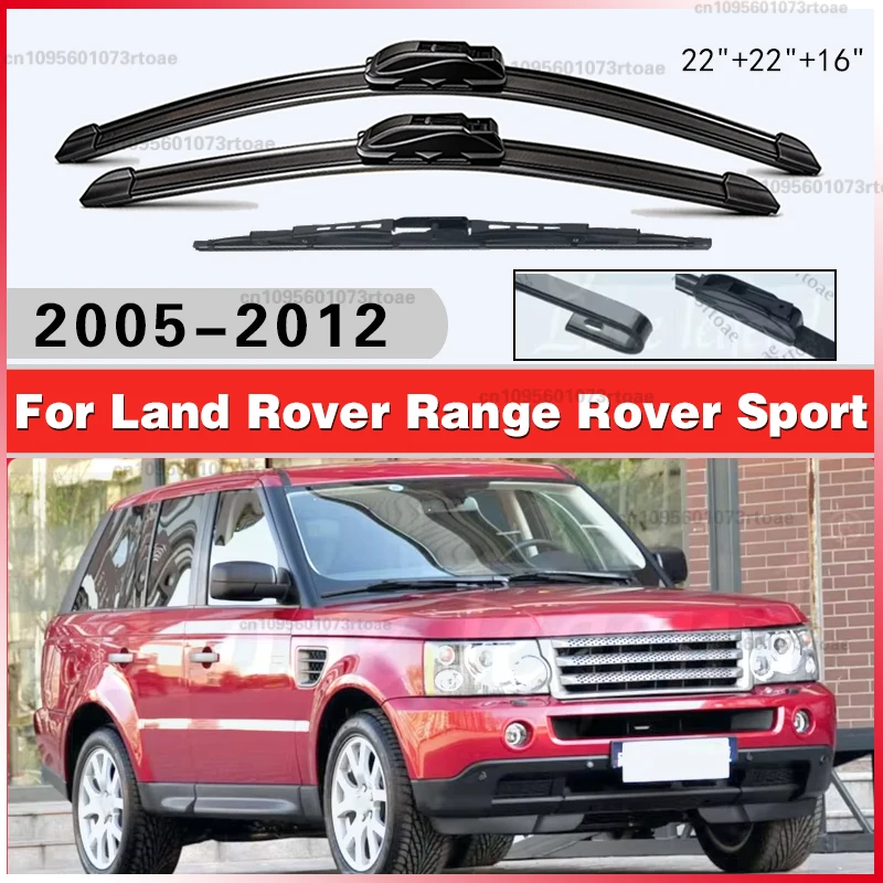 22"22"16" Car Wiper For Land Rover Range Rover Sport 2005-2012 Front Rear Wiper Blades Brushes Auto Accessories Hight Quality
22"22"16" Car Wiper For Land Rover Range Rover Sport 2005-2012 Front Rear Wiper Blades Brushes Auto Accessories Hight Quality