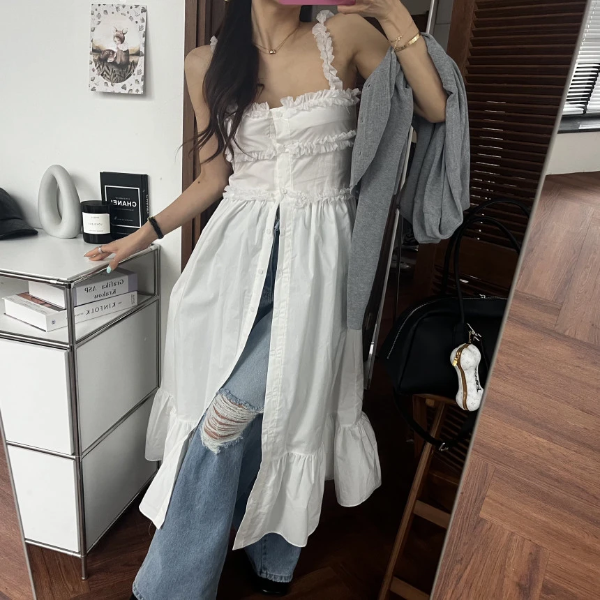 Sweet Strapless Versatile Dress Korean Style All-Match Spring Autumn Winter Dress for Campus Street Snap Outdoor And Daily Use
Sweet Strapless Versatile Dress Korean Style All-Match Spring Autumn Winter Dress for Campus Street Snap Outdoor And Daily Use