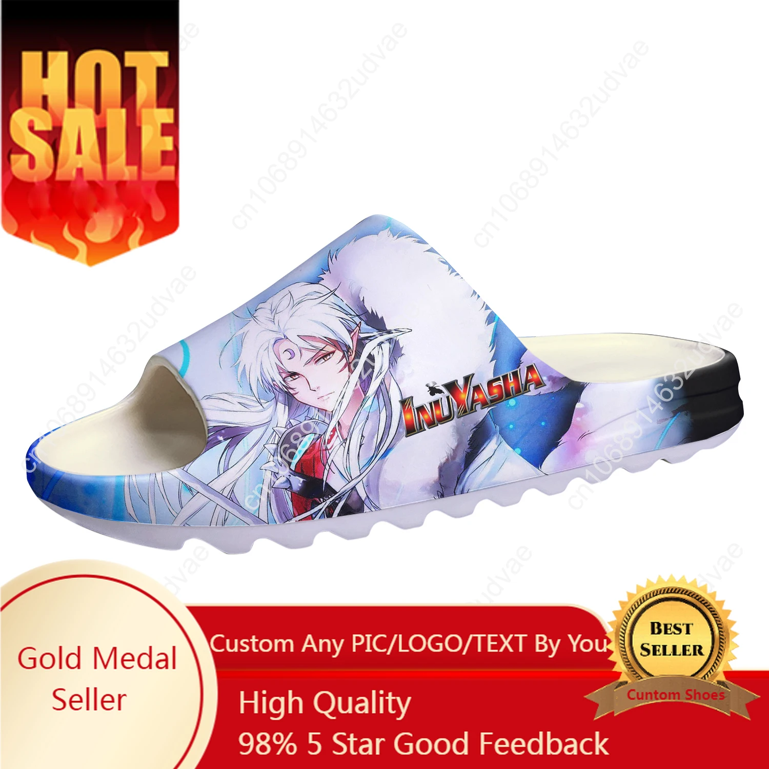 Inuyasha Sesshomaru Custom Made Soft Sole Sllipers Home Clogs Step On Water Shoes Mens Womens Teenager Bathroom Step In Slliper
Inuyasha Sesshomaru Custom Made Soft Sole Sllipers Home Clogs Step On Water Shoes Mens Womens Teenager Bathroom Step In Slliper