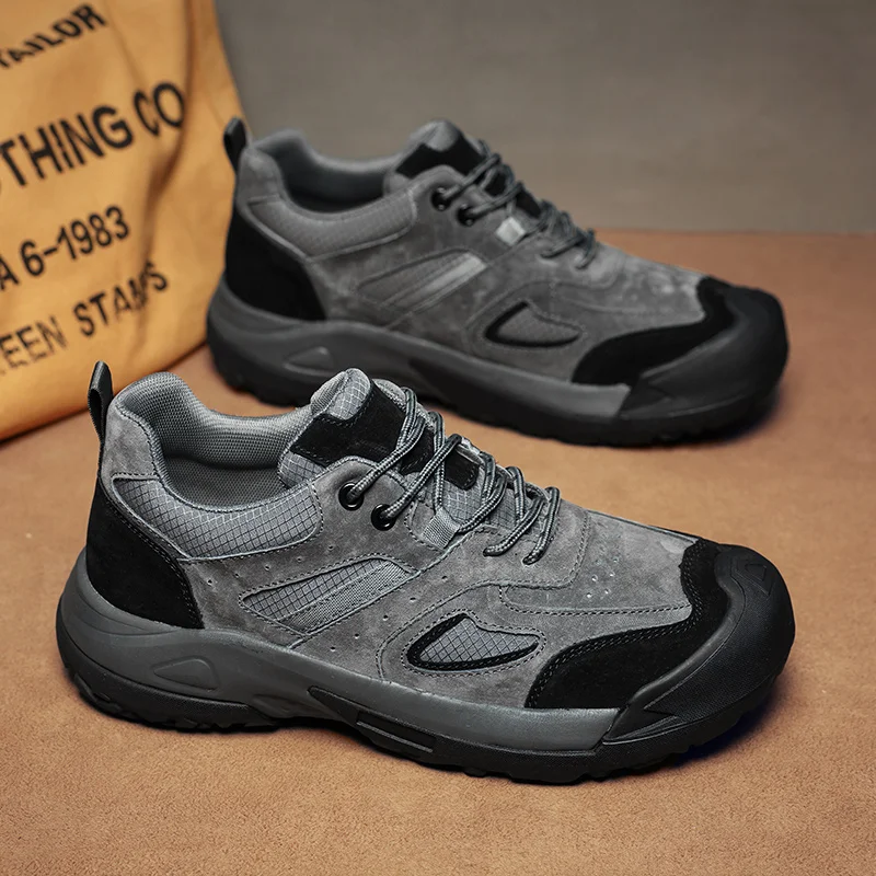 Men's Leather Hiking Shoes, Fall/Winter New Sports Outdoor Casual Low Top Sneakers, Non-Slip Trekking Boots, Comfortable Walking
Men's Leather Hiking Shoes, Fall/Winter New Sports Outdoor Casual Low Top Sneakers, Non-Slip Trekking Boots, Comfortable Walking
