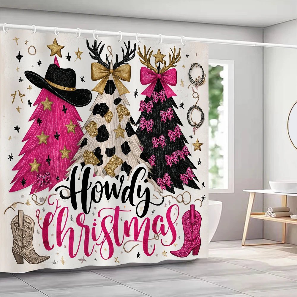 Merry Christmas Shower Curtain with Hooks Christmas tree and snowflakes Shower Curtain home for decoration Christmas Curtain
Merry Christmas Shower Curtain with Hooks Christmas tree and snowflakes Shower Curtain home for decoration Christmas Curtain