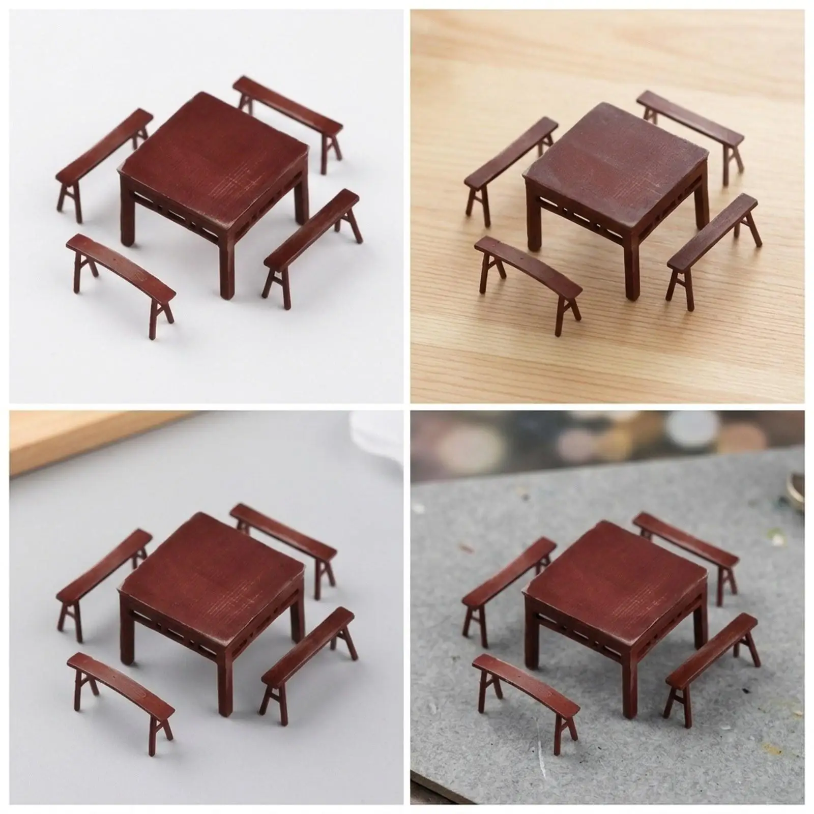Dollhouse Desk Chair Set Mini Stools Table Multipurpose Gift 1//64 Scale Collection Retro Design for DIY Crafts Bedroom Decor
Dollhouse Desk Chair Set Mini Stools Table Multipurpose Gift 1//64 Scale Collection Retro Design for DIY Crafts Bedroom Decor