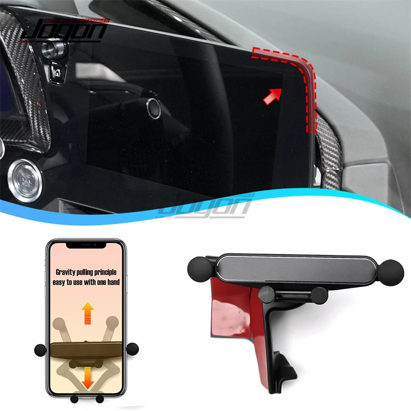 Car Air Vent Clip Mount Mobile Phone Holder For Corvette C8 Convertible Stingray Sport Coupe Z06 Z51 2020-2023 Auto Car Bracket
Car Air Vent Clip Mount Mobile Phone Holder For Corvette C8 Convertible Stingray Sport Coupe Z06 Z51 2020-2023 Auto Car Bracket