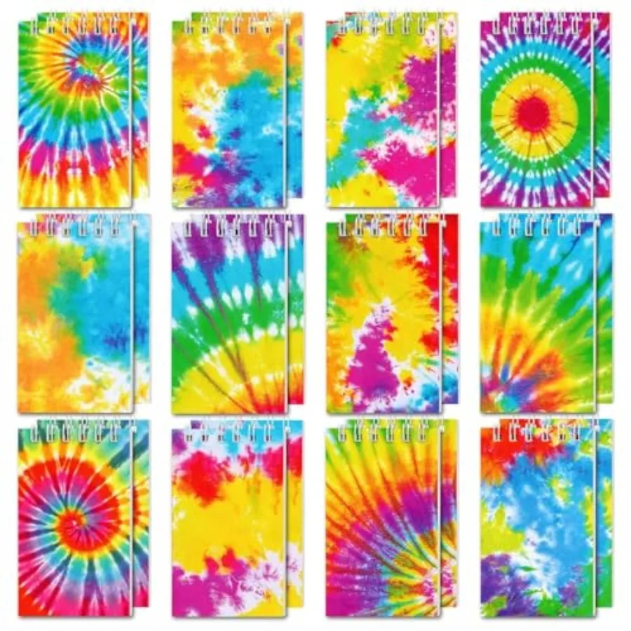 24PCS Small Spiral Notebook, Blank Mini Pocket Journal Notebook for Back to School, Tie Dye Style Journal Mini Memo Pads for Ti
24PCS Small Spiral Notebook, Blank Mini Pocket Journal Notebook for Back to School, Tie Dye Style Journal Mini Memo Pads for Ti