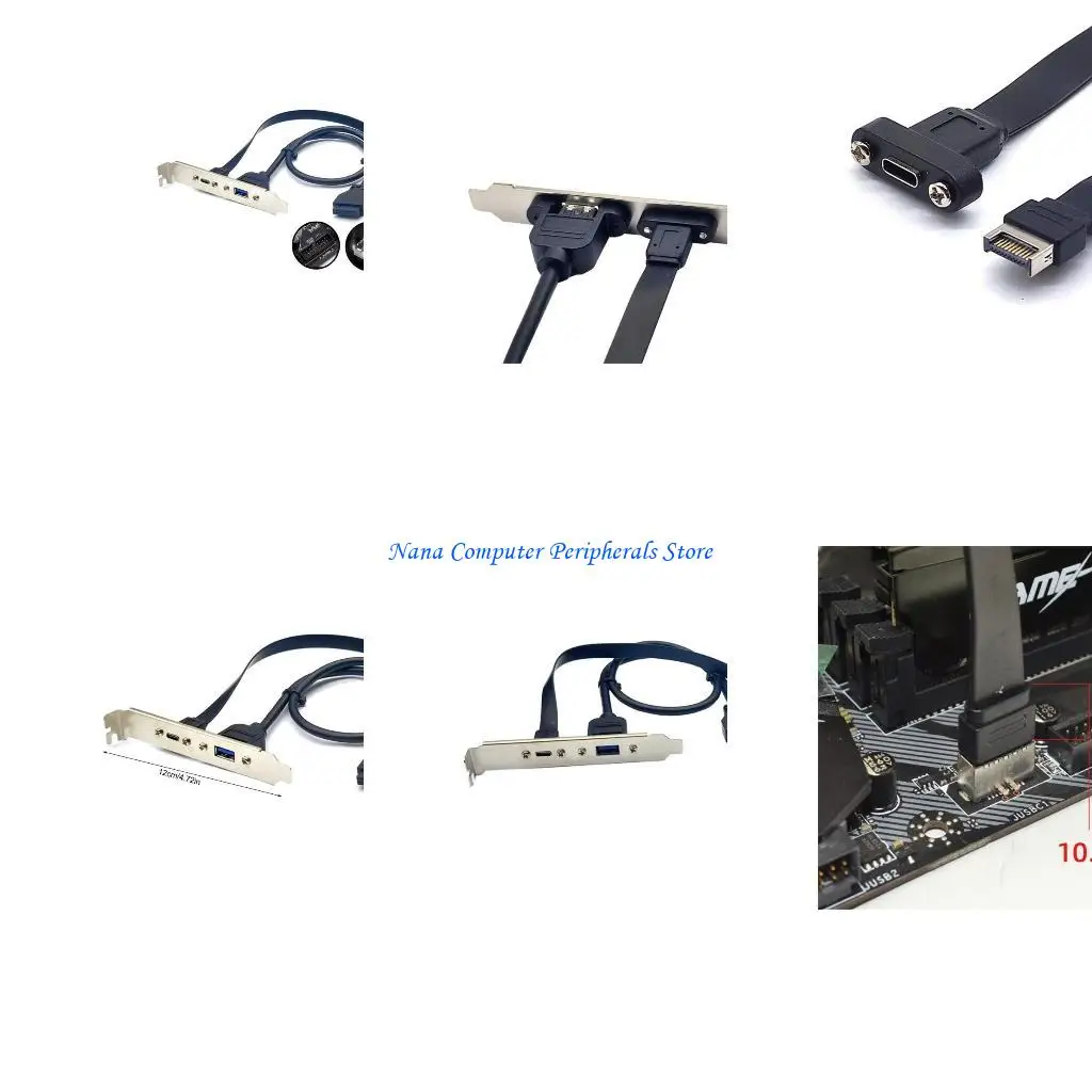 F68C USB3.2 Front Panel Header Type E to USB C Female Extension Cable High Speed Data Transmission and Power Supply
F68C USB3.2 Front Panel Header Type E to USB C Female Extension Cable High Speed Data Transmission and Power Supply