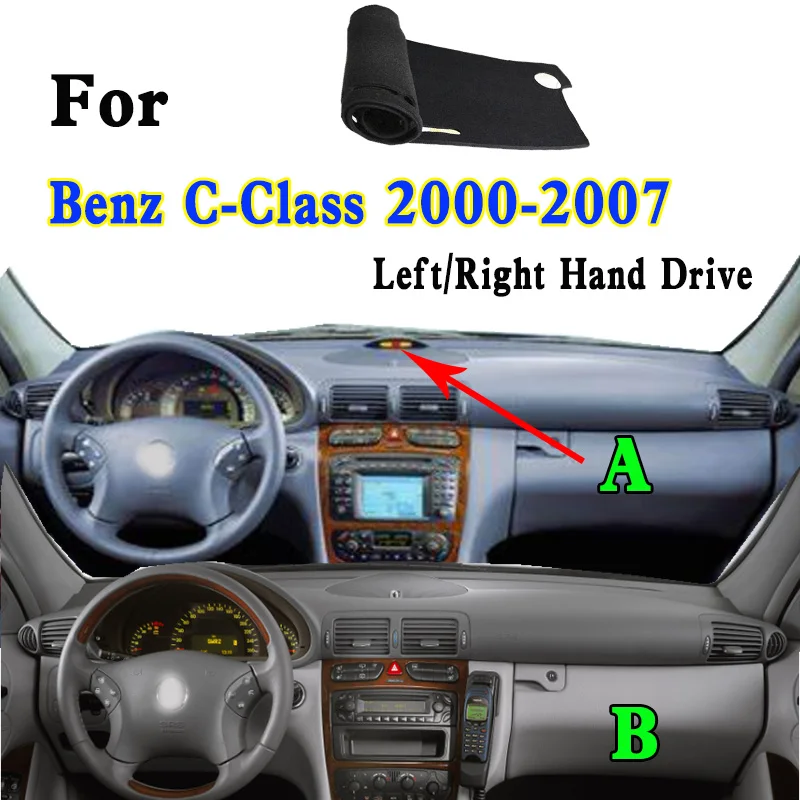 For 2000-2007 Benz C-Class C320 C240 C230 C270 W203 Dashmat Dashboard Cover Instrument Panel Insulation Sunscreen Protective Pad
For 2000-2007 Benz C-Class C320 C240 C230 C270 W203 Dashmat Dashboard Cover Instrument Panel Insulation Sunscreen Protective Pad