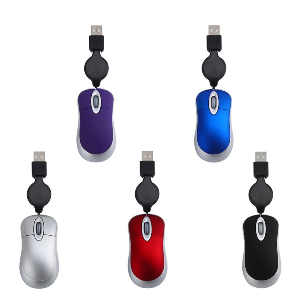 2Pcs Mini Compact Optical Mouse 0.7m Retractable USB Cord Space Saving Design for Travel Light Weight Mouse for Pc and Laptop
2Pcs Mini Compact Optical Mouse 0.7m Retractable USB Cord Space Saving Design for Travel Light Weight Mouse for Pc and Laptop