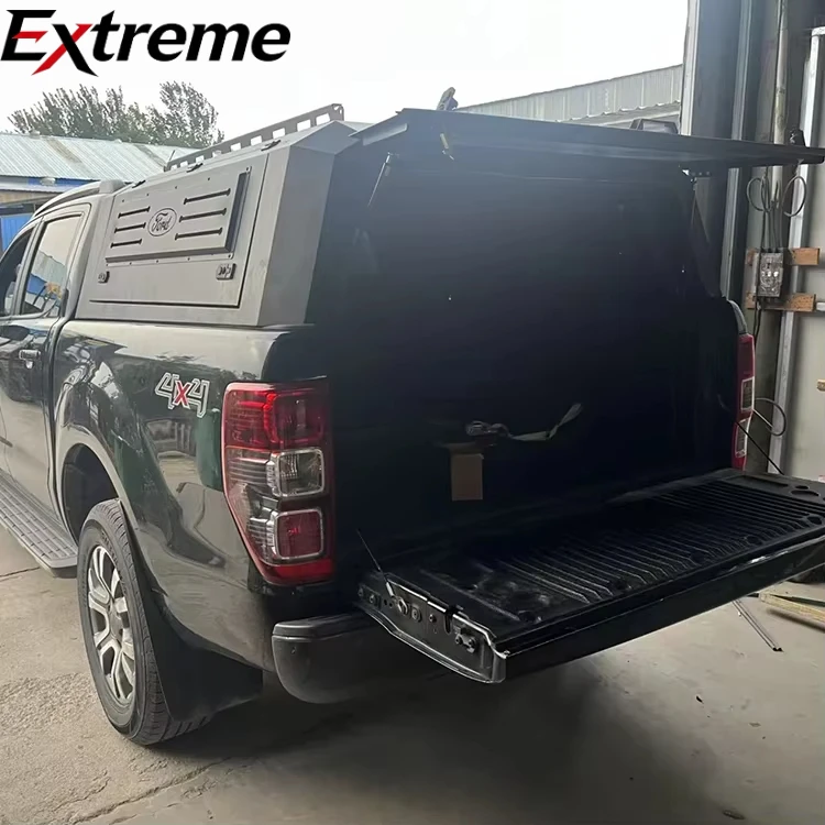 Aluminum Alloy High Quality Locking Tailbox Hardtop Pickup Truck Canopy Topper with Two Side Sliding Windows for Ford Ranger
Aluminum Alloy High Quality Locking Tailbox Hardtop Pickup Truck Canopy Topper with Two Side Sliding Windows for Ford Ranger