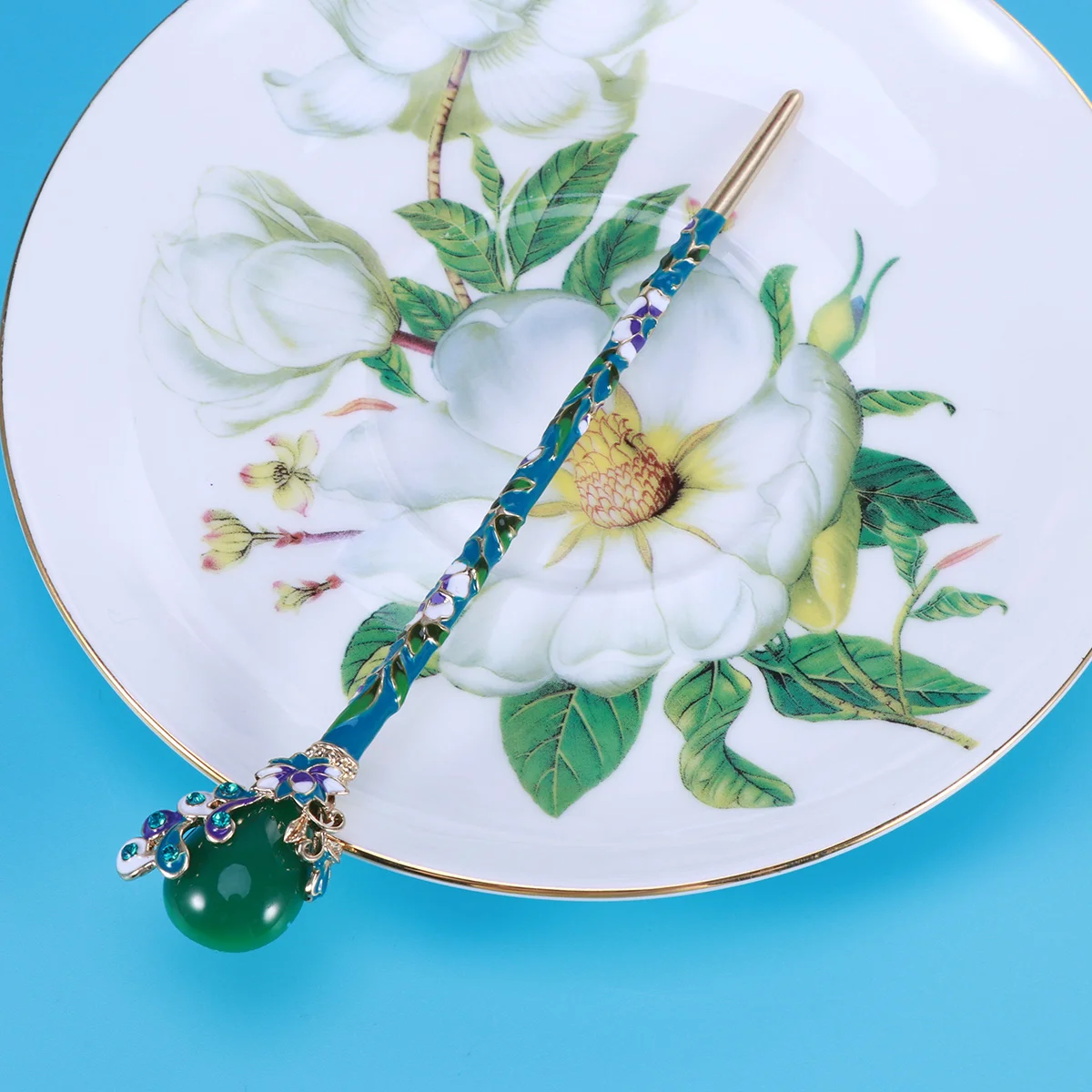 Chinese Style Hairpin Vintage Cloisonne Women Decorative Party Celebration Chignon Stick Ancient Unique Gift Traditional
Chinese Style Hairpin Vintage Cloisonne Women Decorative Party Celebration Chignon Stick Ancient Unique Gift Traditional