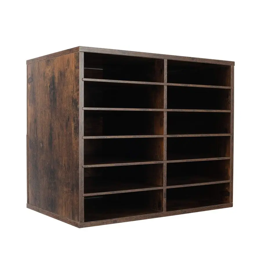 Wood Literature Organizer, 12 Slots Hold 6000 Sheets A4 Papers, Wooden Desk Paper File Storage Organizer with Adjustable Shelves
Wood Literature Organizer, 12 Slots Hold 6000 Sheets A4 Papers, Wooden Desk Paper File Storage Organizer with Adjustable Shelves