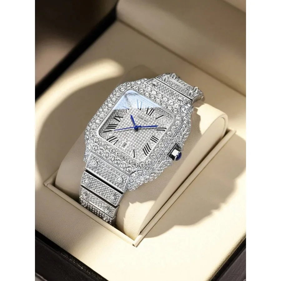 DAYAND NIGHT Premium Luxury Diamond Wristwatch, Fashionable Elegant Quartz Watch For Men And Women, Suitable For Business Or Ca
DAYAND NIGHT Premium Luxury Diamond Wristwatch, Fashionable Elegant Quartz Watch For Men And Women, Suitable For Business Or Ca