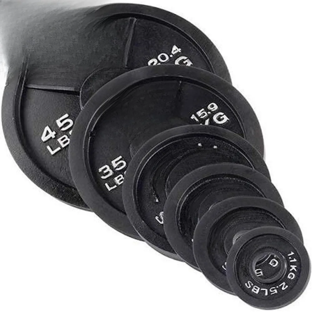 Cast Iron Olympic Weight Plate Set, Free Weights Dumbbell Plates with 2 Inch Standard Hole for All Olympic Barbell, Customized
Cast Iron Olympic Weight Plate Set, Free Weights Dumbbell Plates with 2 Inch Standard Hole for All Olympic Barbell, Customized
