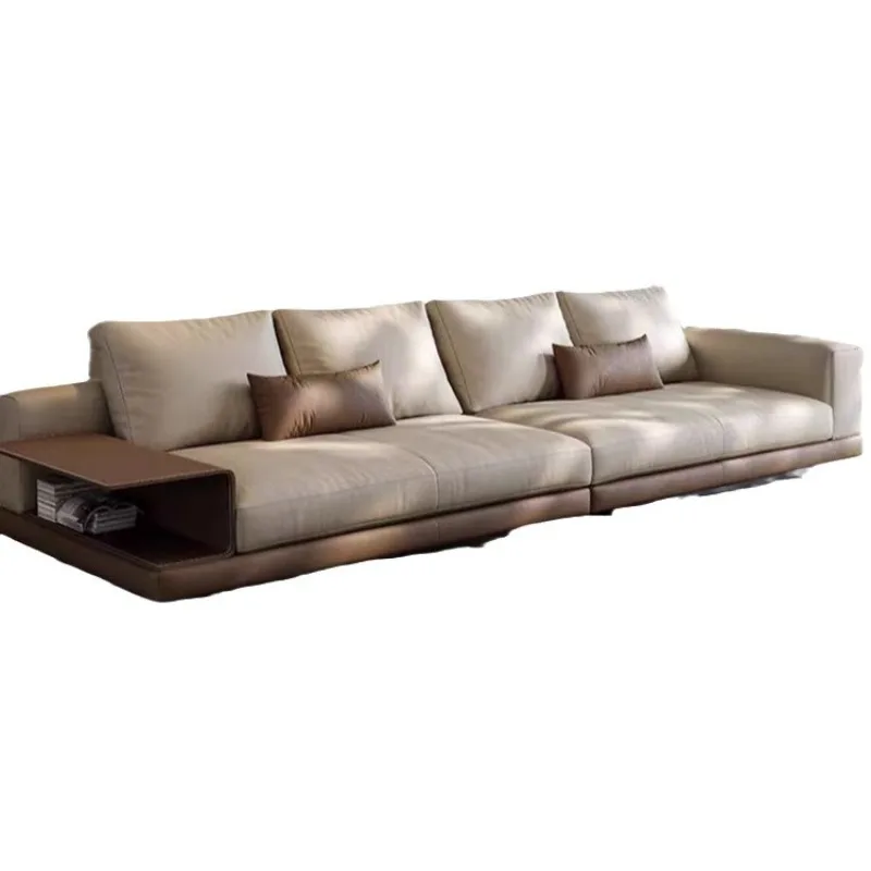 Italian minimalist straight row living room sofa modern simple light luxury combination sofa
Italian minimalist straight row living room sofa modern simple light luxury combination sofa