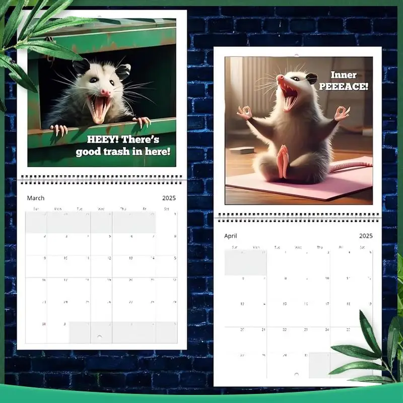 (НОВИНКА) Забавный календарь Possums Screamings 2025 года, календарь Possum из плотной бумаги, 12-месячный планировщик, забавный подарок-кляп
(НОВИНКА) Забавный календарь Possums Screamings 2025 года, календарь Possum из плотной бумаги, 12-месячный планировщик, забавный подарок-кляп