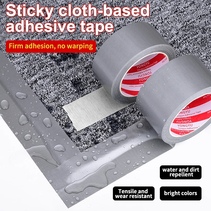 20M high adhesive and strong single-sided cloth tape silver tape waterproof windproof thickened repair wear-resistant tape
20M high adhesive and strong single-sided cloth tape silver tape waterproof windproof thickened repair wear-resistant tape
