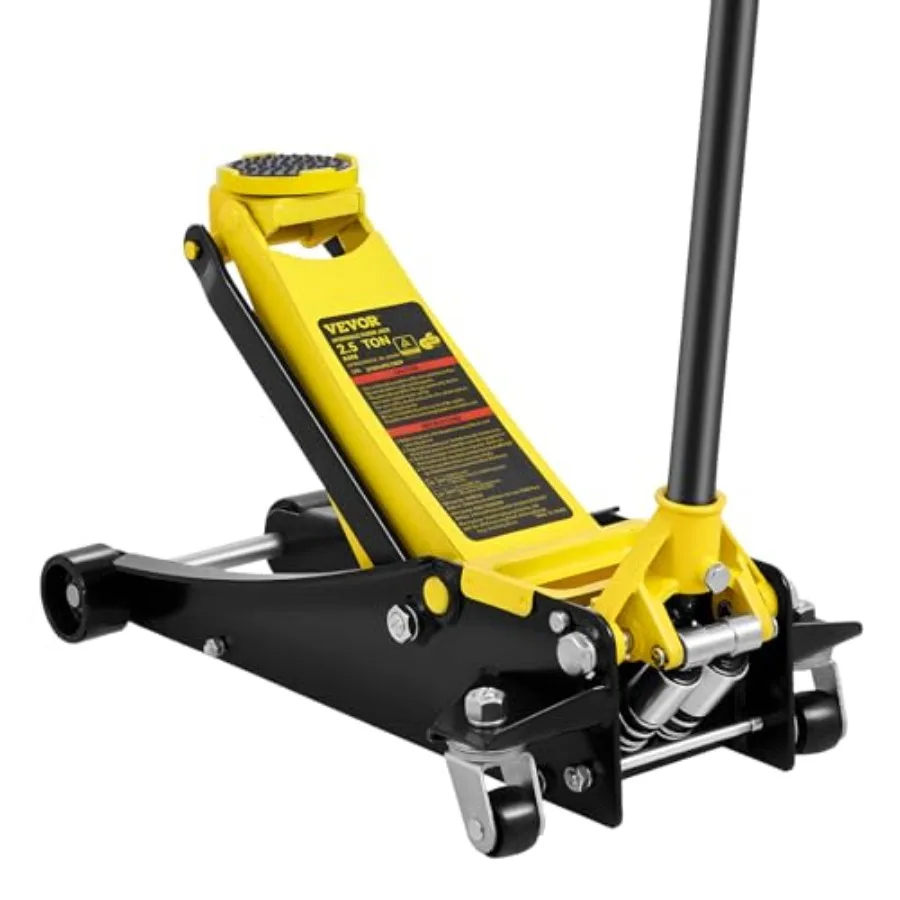 2.5 Ton Low Profile Heavy-Duty Steel Racing Floor Jack with Dual Pistons Quick Lift Pump Lifting Range 3.64"-19.49"
2.5 Ton Low Profile Heavy-Duty Steel Racing Floor Jack with Dual Pistons Quick Lift Pump Lifting Range 3.64"-19.49"