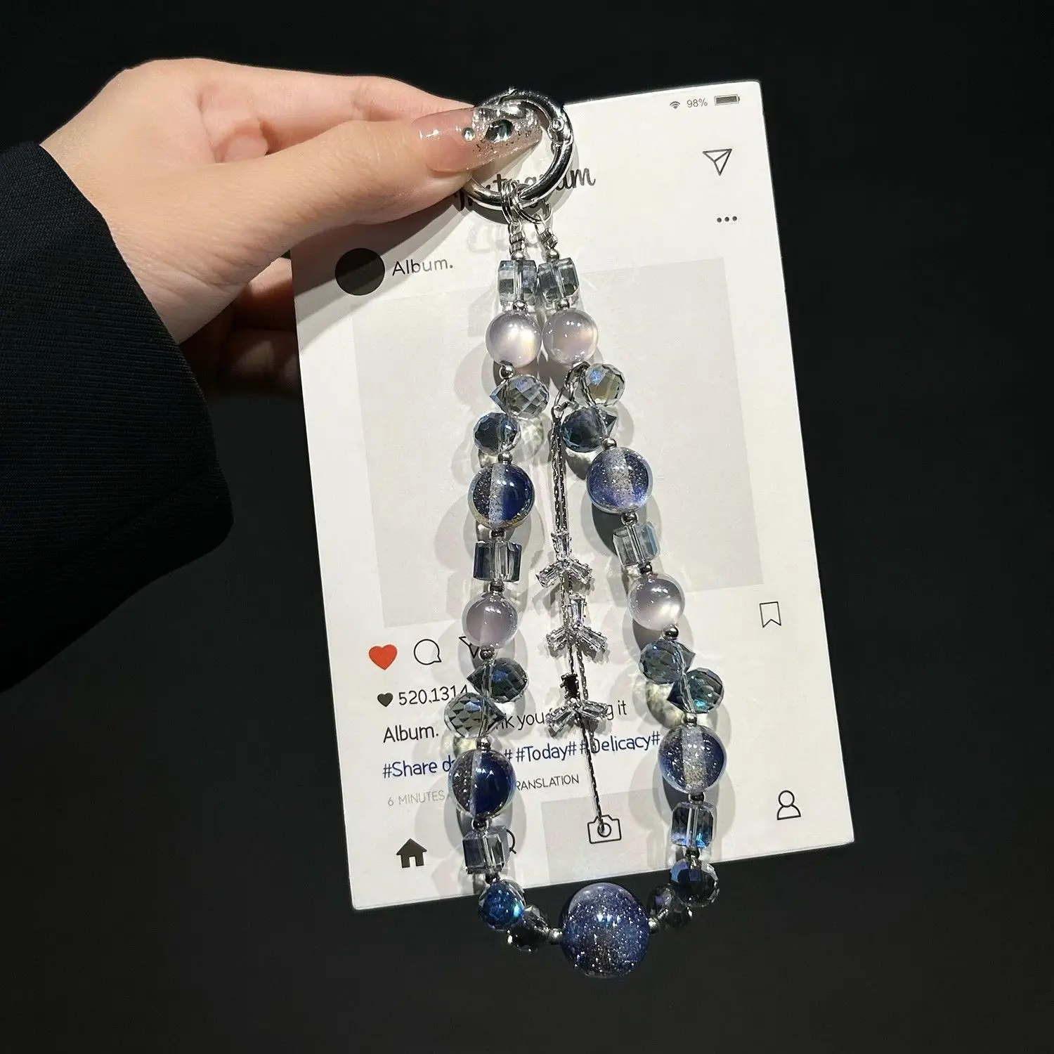Fashion ins windmill crystal bracelet accessories mobile phone chain
Fashion ins windmill crystal bracelet accessories mobile phone chain