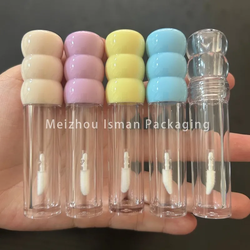 50pcs Transparent Empty Candy Color Gourd Ball Shape Lip Oil Tubes Calabash Lip Gloss Containers Tube With Applicator 3ml
50pcs Transparent Empty Candy Color Gourd Ball Shape Lip Oil Tubes Calabash Lip Gloss Containers Tube With Applicator 3ml