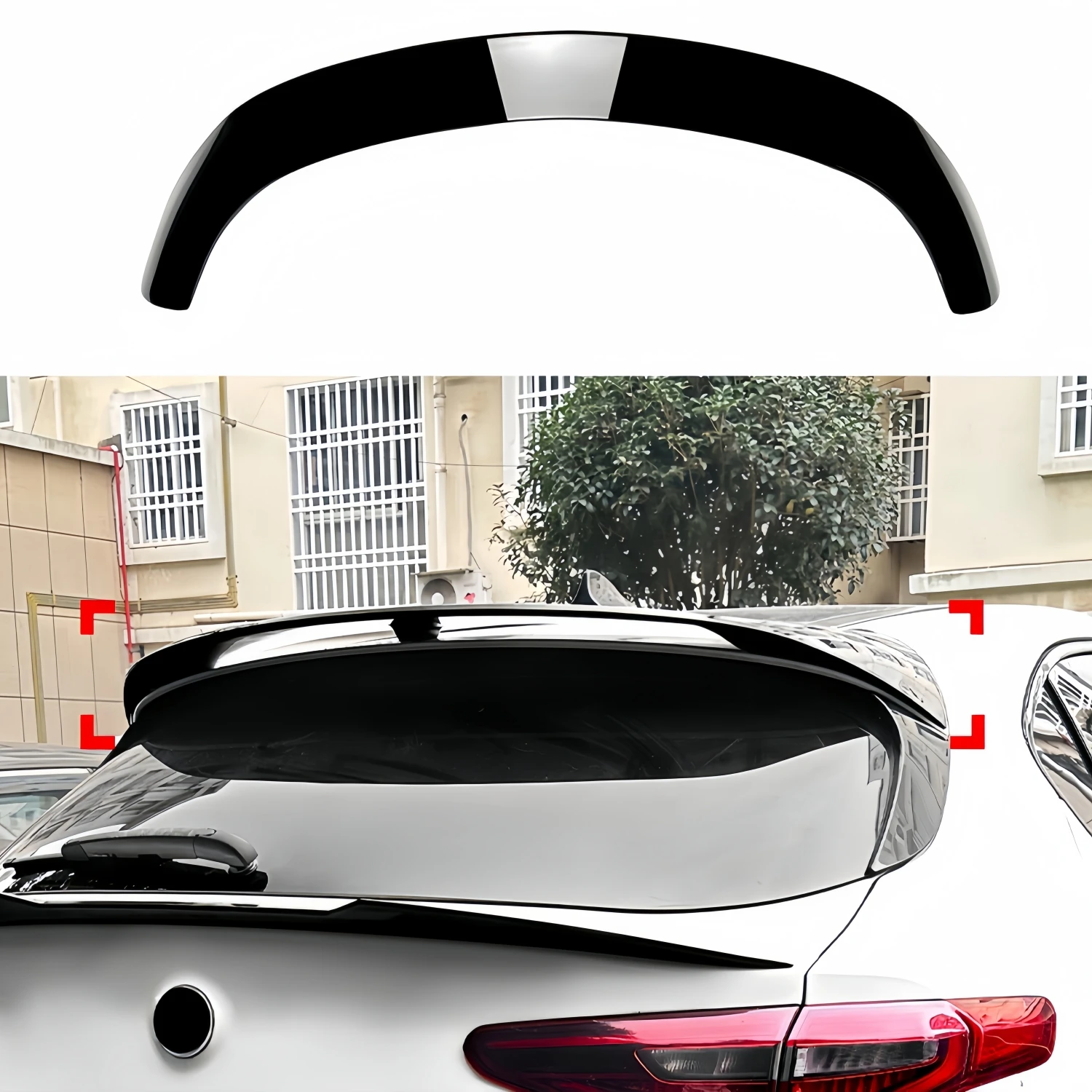 Глянцевый черный автомобильный задний спойлер на крышу, крылья для Alfa Romeo Stelvio 2017+, тюнинг, задний спойлер, колпаки, аксессуары для внешней модификации 
Глянцевый черный автомобильный задний спойлер на крышу, крылья для Alfa Romeo Stelvio 2017+, тюнинг, задний спойлер, колпаки, аксессуары для внешней модификации