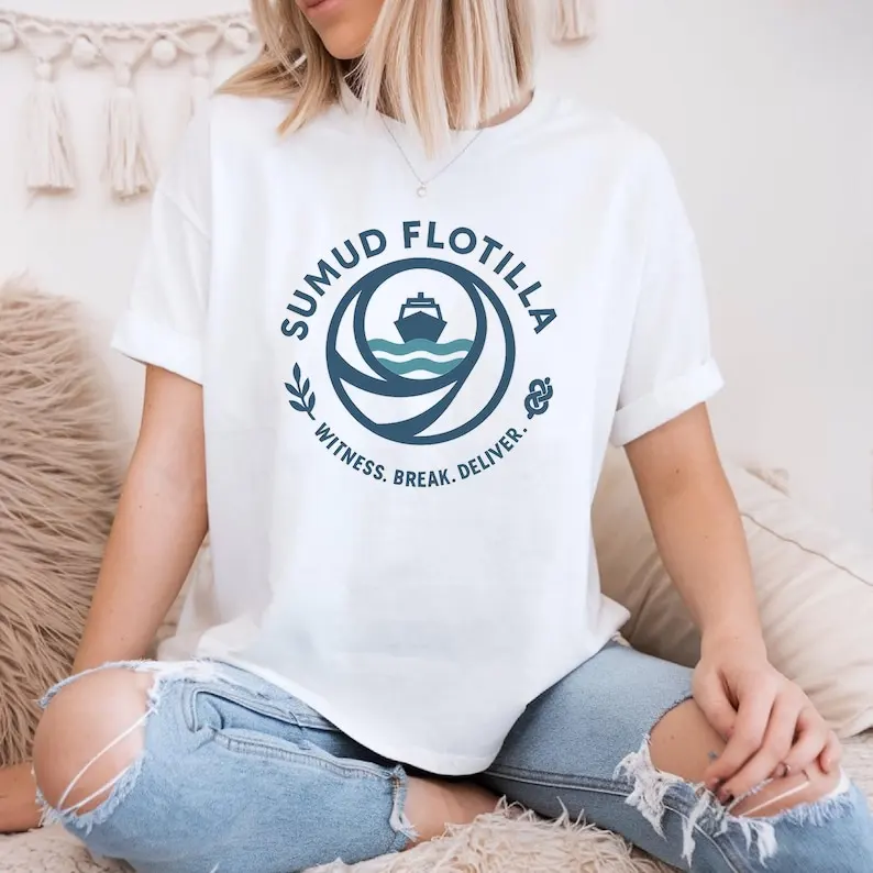 Funny Tshits 2026 Global Sumud Flotilla Men and Women Casual Printed T-Shirt Fashion Streetwear O-neck Short-sleev Vintage Shirt
Funny Tshits 2026 Global Sumud Flotilla Men and Women Casual Printed T-Shirt Fashion Streetwear O-neck Short-sleev Vintage Shirt