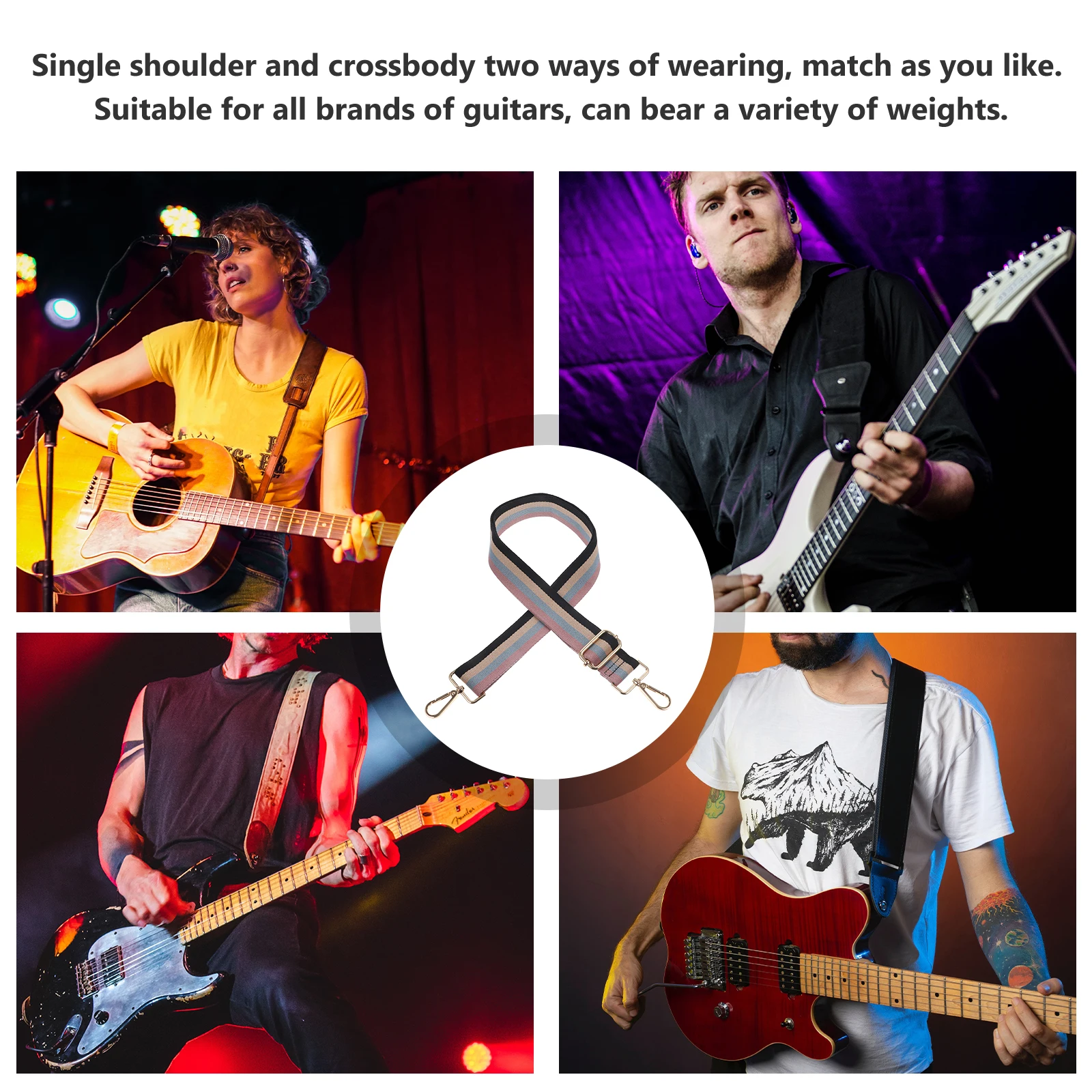 Guitar Strap Shoulder Bass Straps Replace Padded Adjustable Thick Cotton for Acoustic
Guitar Strap Shoulder Bass Straps Replace Padded Adjustable Thick Cotton for Acoustic