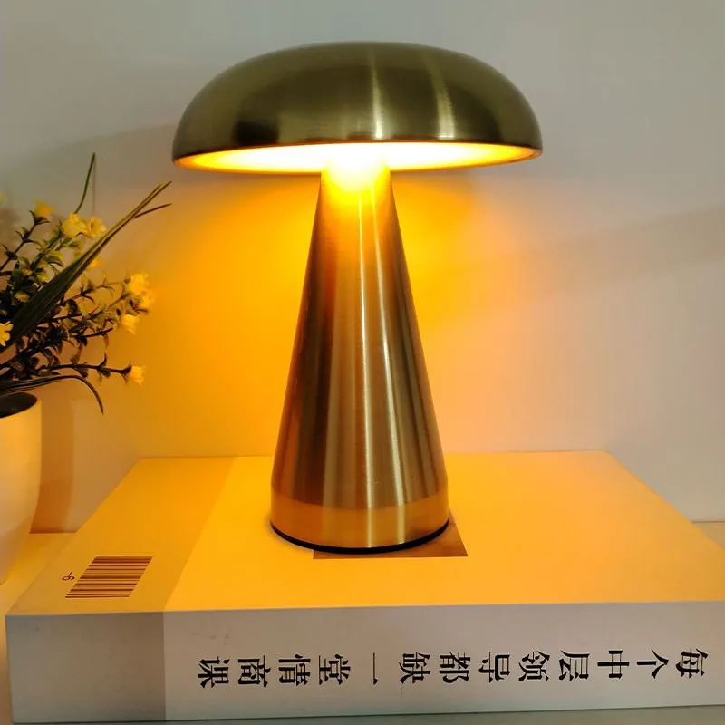 Desk Reading Lamp Touch Small Night Light Mushroom Lamp Creative and Personalized LED Retro Atmosphere Decoration Lamp
Desk Reading Lamp Touch Small Night Light Mushroom Lamp Creative and Personalized LED Retro Atmosphere Decoration Lamp